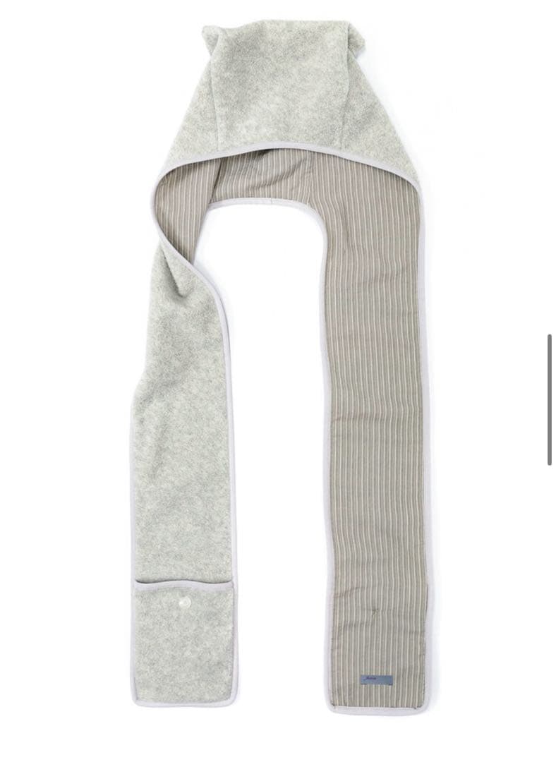 韓ブラfaerie fleece ear hood フード付きマフラー