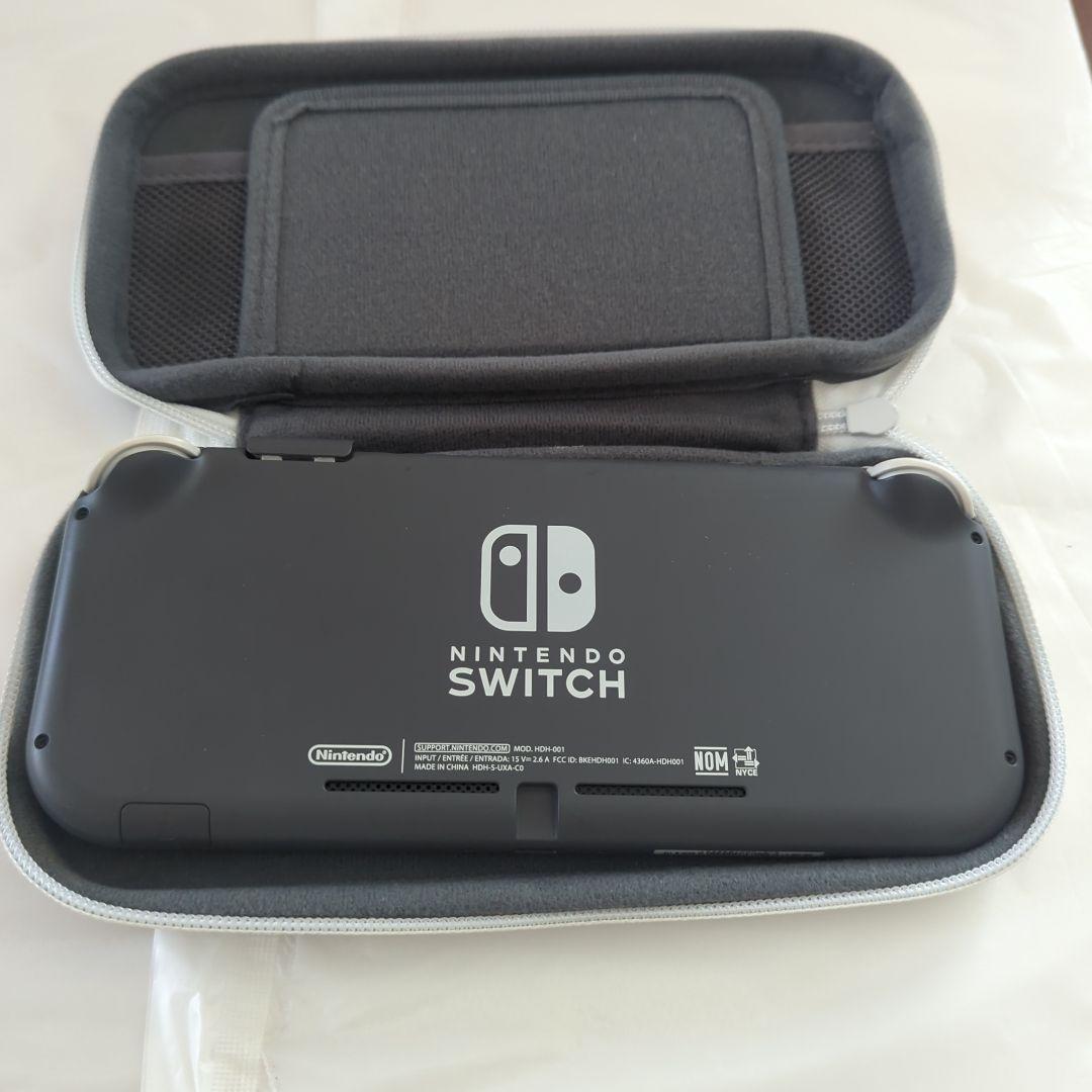 Nintendo Switch Lite グレー 本体 キャリングケース付き