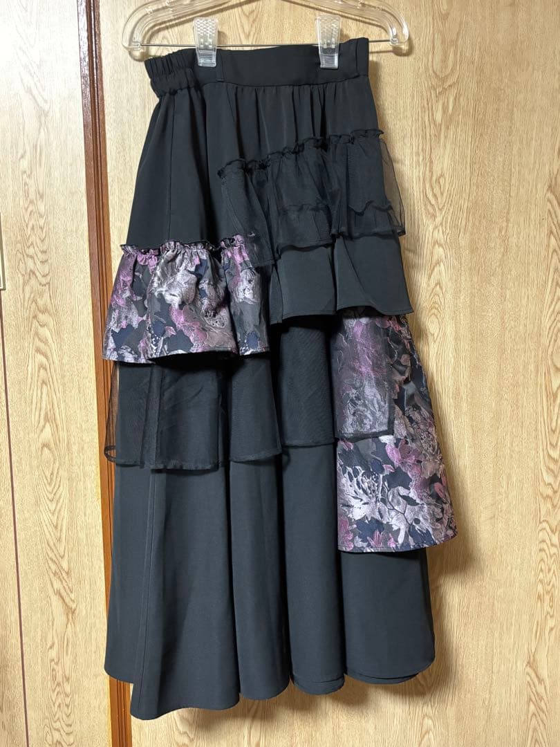 アートジャガードキリカエフレアスカート(HARE) ピンク