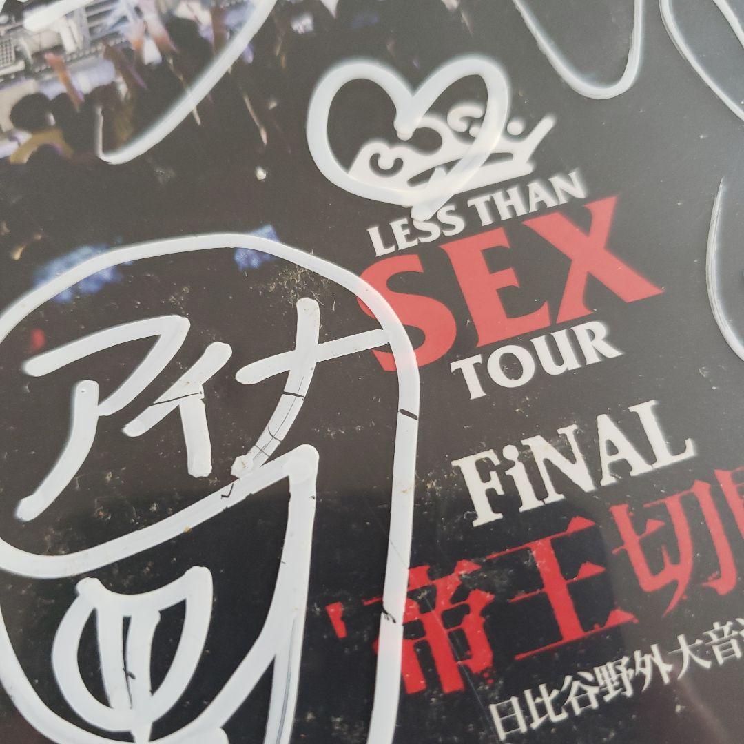 BiSH LESS THAN SEX TOUR FiNAL メンバー直筆サイン