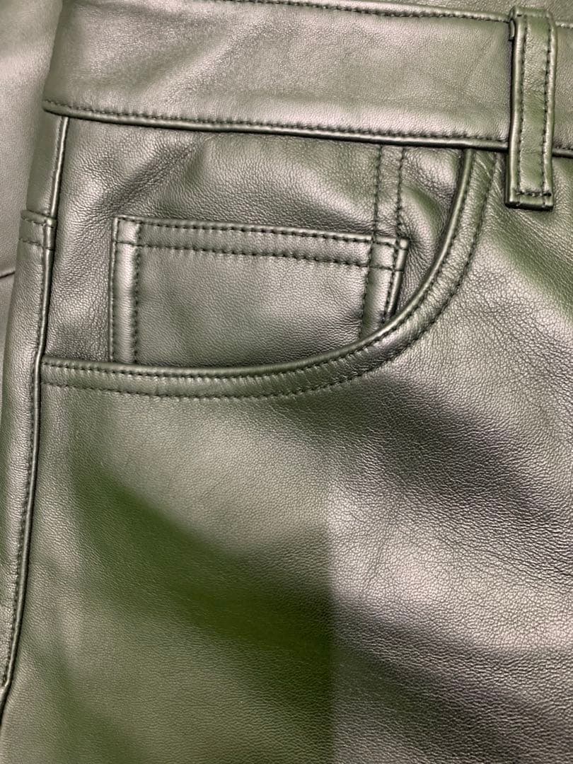 Saru様　22fw Supreme Leather 5-Pocket Jean