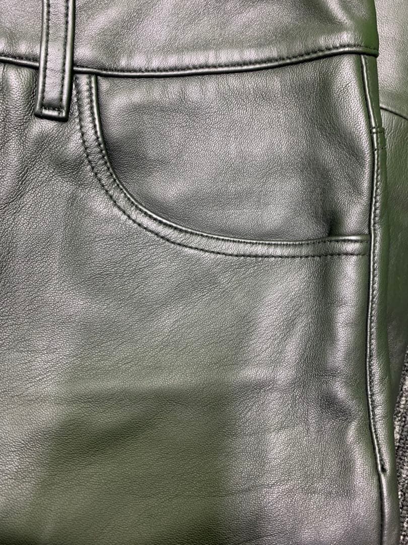 Saru様　22fw Supreme Leather 5-Pocket Jean