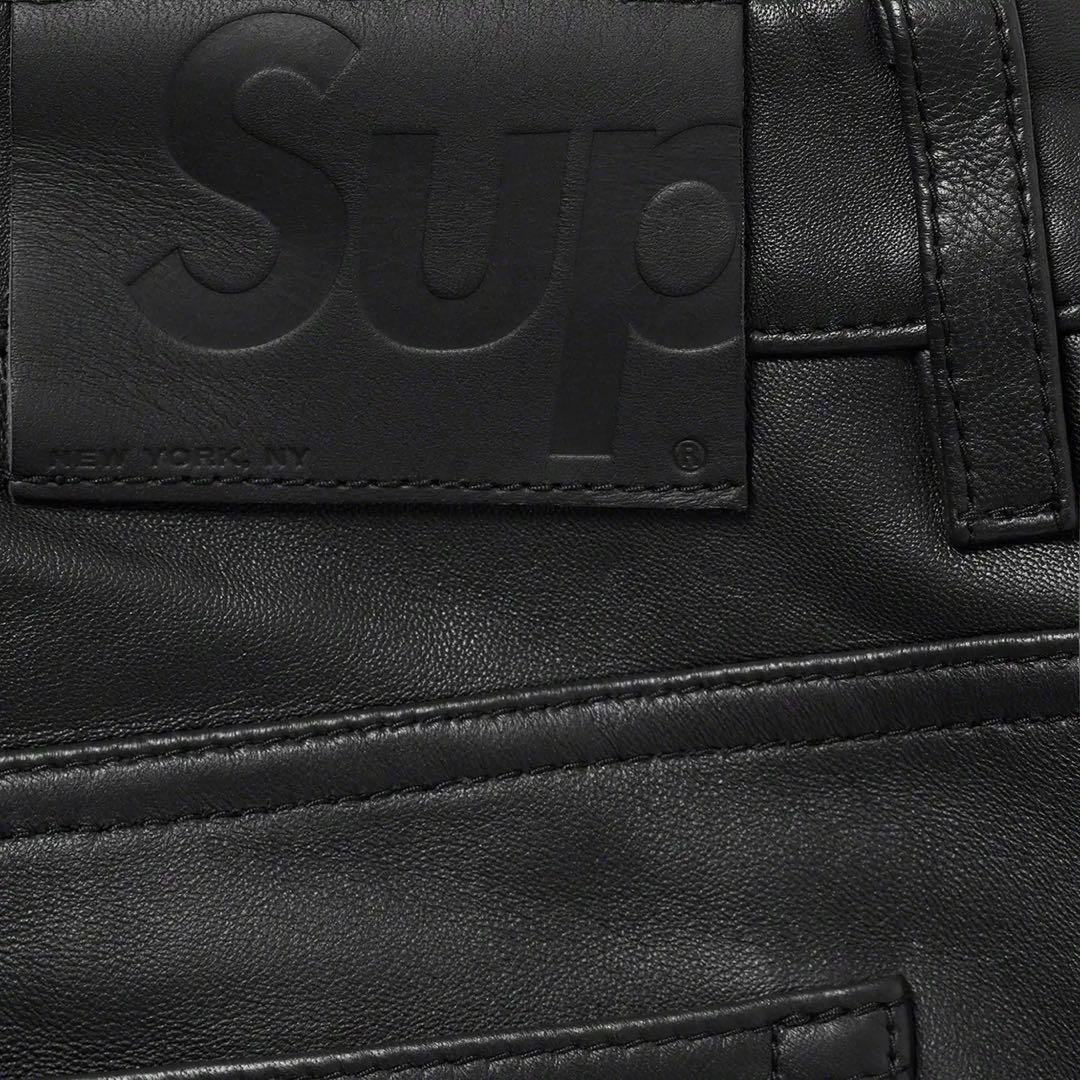 Saru様　22fw Supreme Leather 5-Pocket Jean