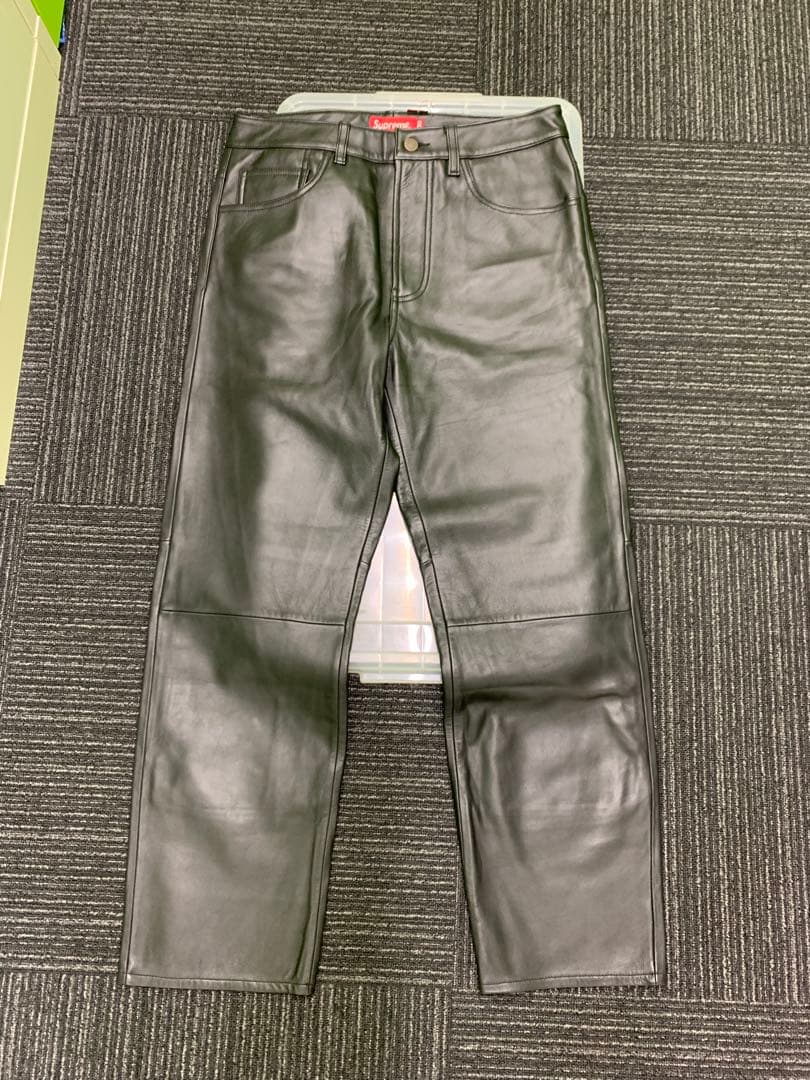 Saru様　22fw Supreme Leather 5-Pocket Jean