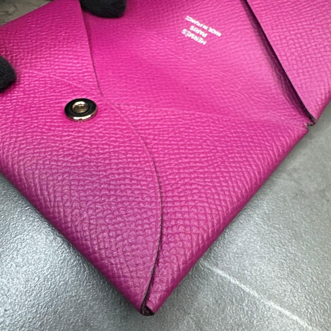HERMES エルメス カルヴィデュオ　パスケース  ケース エプソン