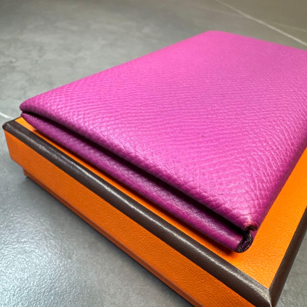 HERMES エルメス カルヴィデュオ　パスケース  ケース エプソン