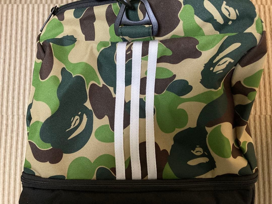 BAPE X ADIDAS 迷彩柄 エイプ×アディダス ダッフルバッグ