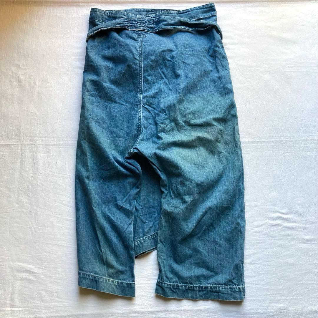 KAPITAL キャピタル デニムパンツ 変形 個性的 S リボン ワイド