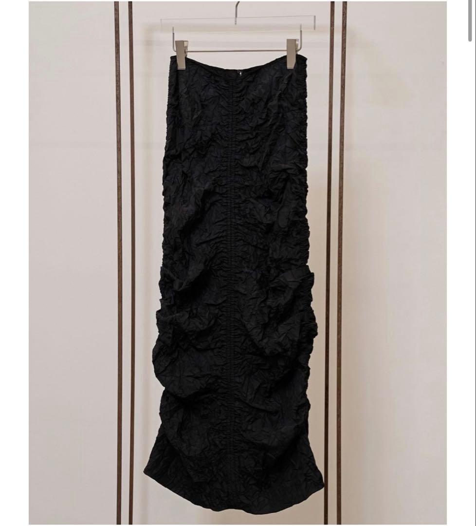 【todayful】Chambray Gather Skirt