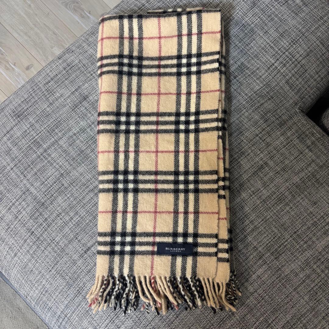 バーバリーロンドンBurberry⭐︎ストールノバチェック　シャドーホース　ウール