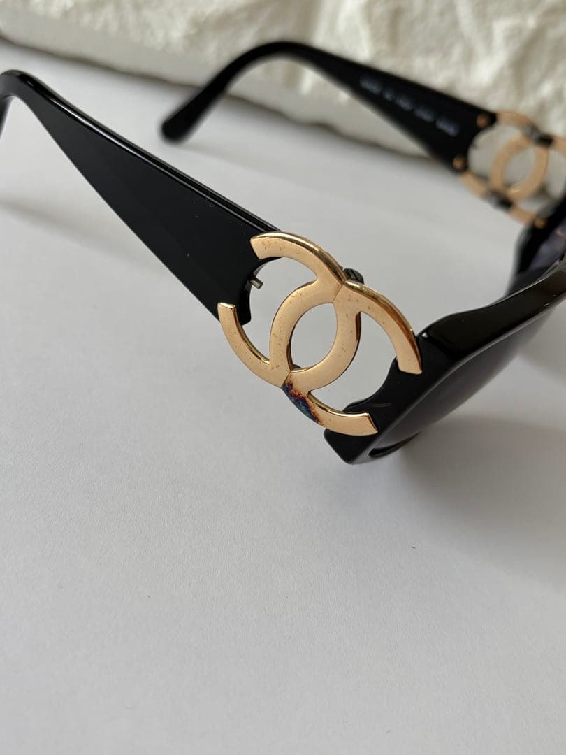 CHANEL ブラック サングラス ココマーク　02461 94305