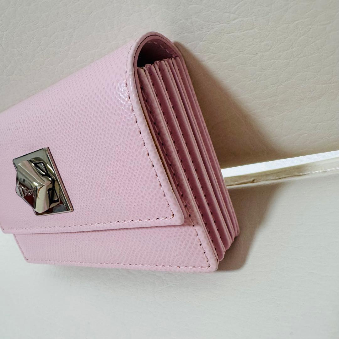 ✨️美品✨️ Dior ディオール 名刺入れ カード入れ ピンク レザー