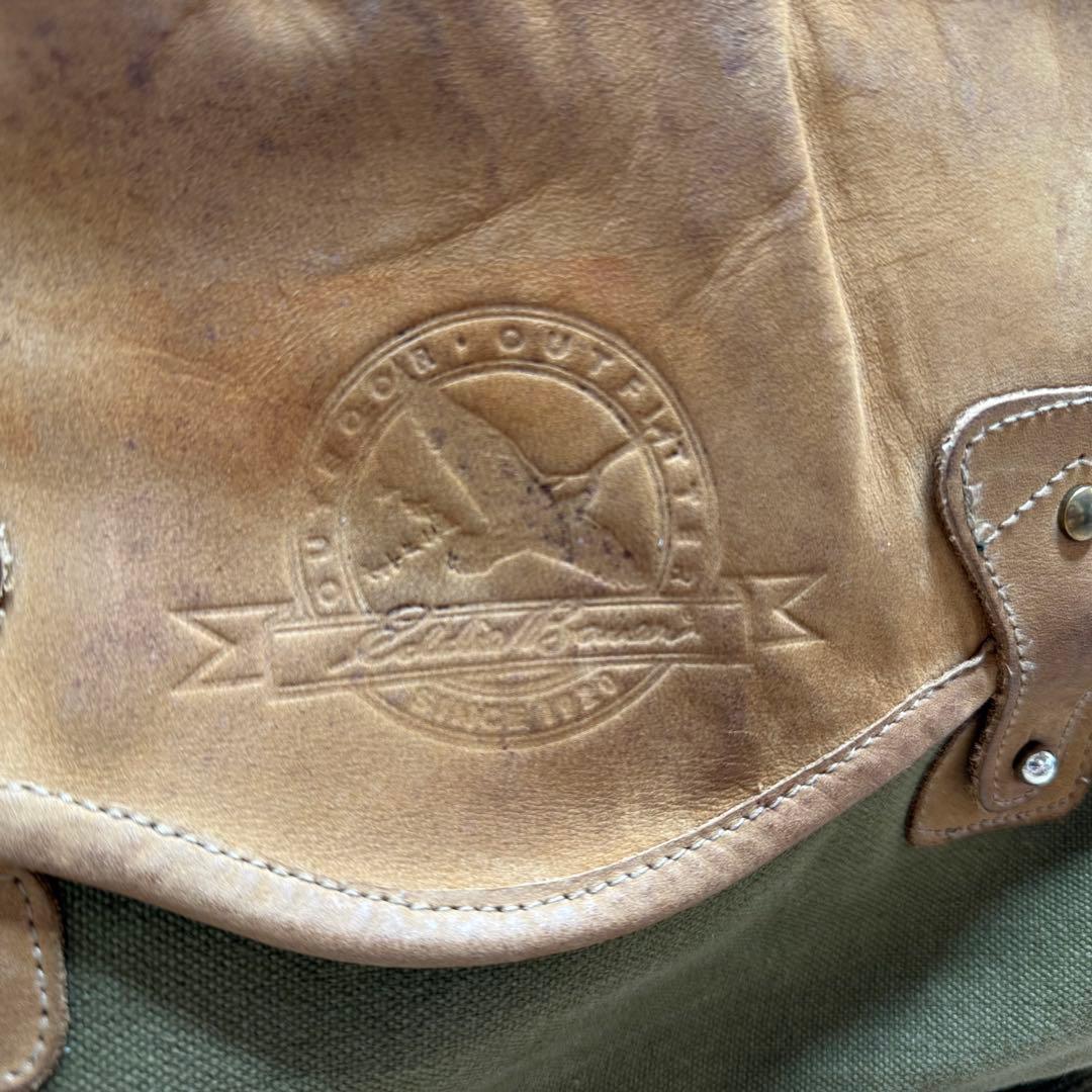 ★eddie bauer★ミリタリーボストンバッグ カーキグリーン 大容量