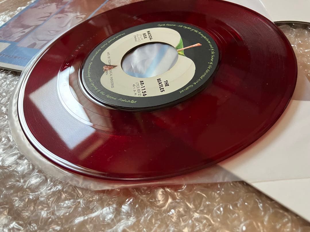 ミント赤盤　アップル　マッチボックス