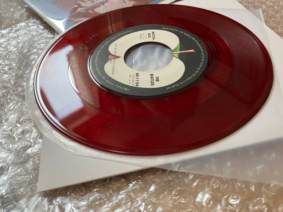 ミント赤盤　アップル　マッチボックス