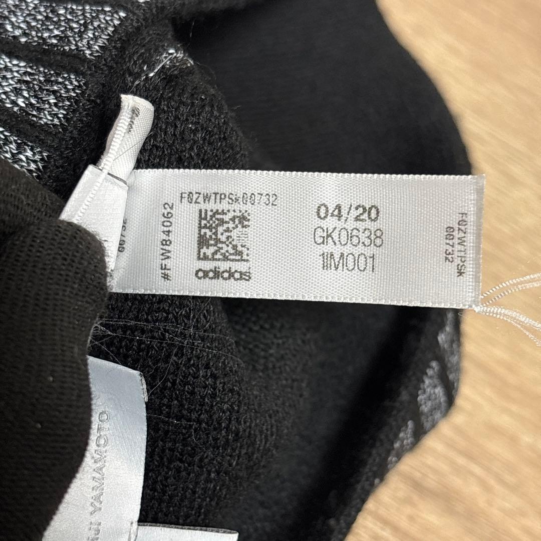 adidas Y-3 ニットキャップ ビーニー 帽子 ロゴ フリーサイズ