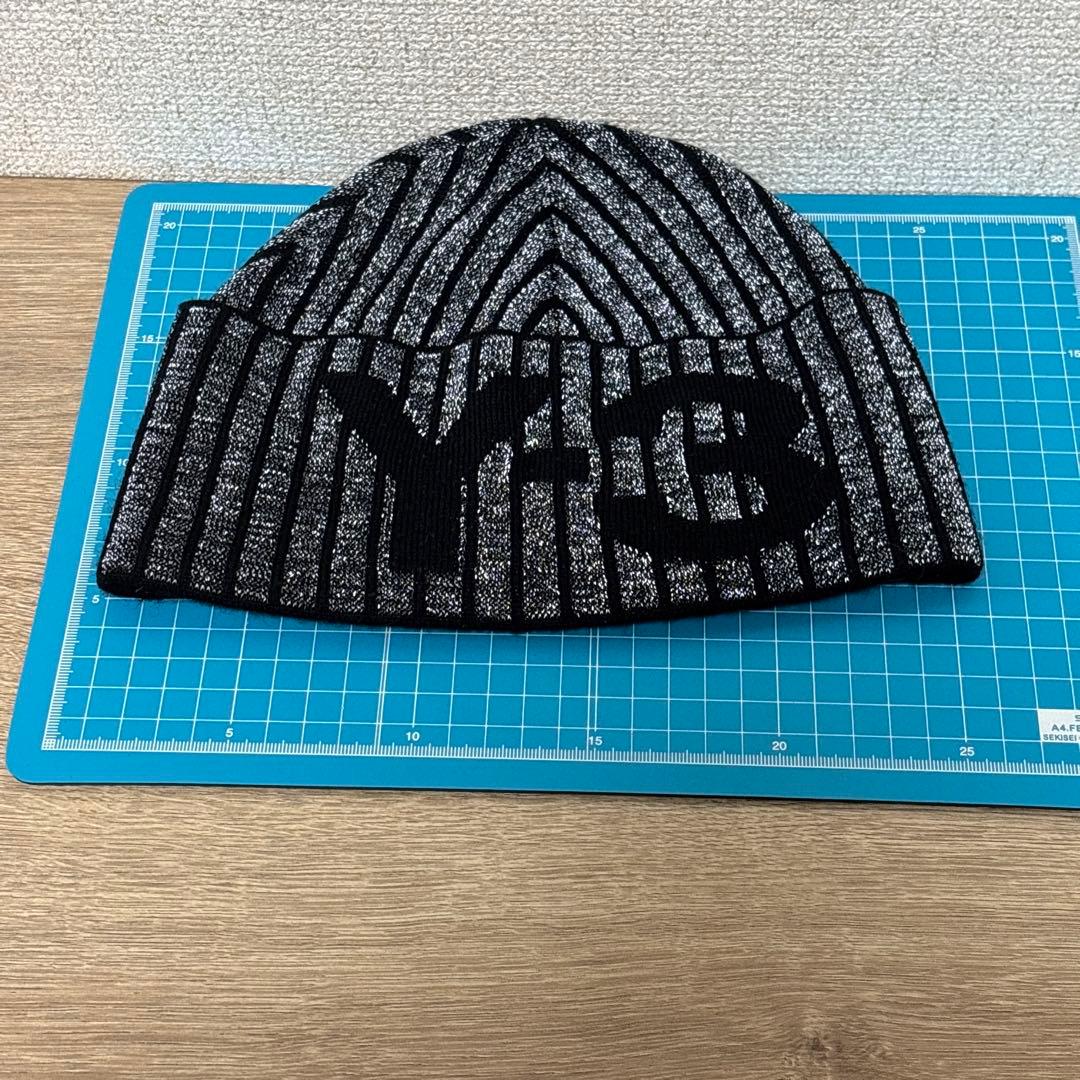 adidas Y-3 ニットキャップ ビーニー 帽子 ロゴ フリーサイズ