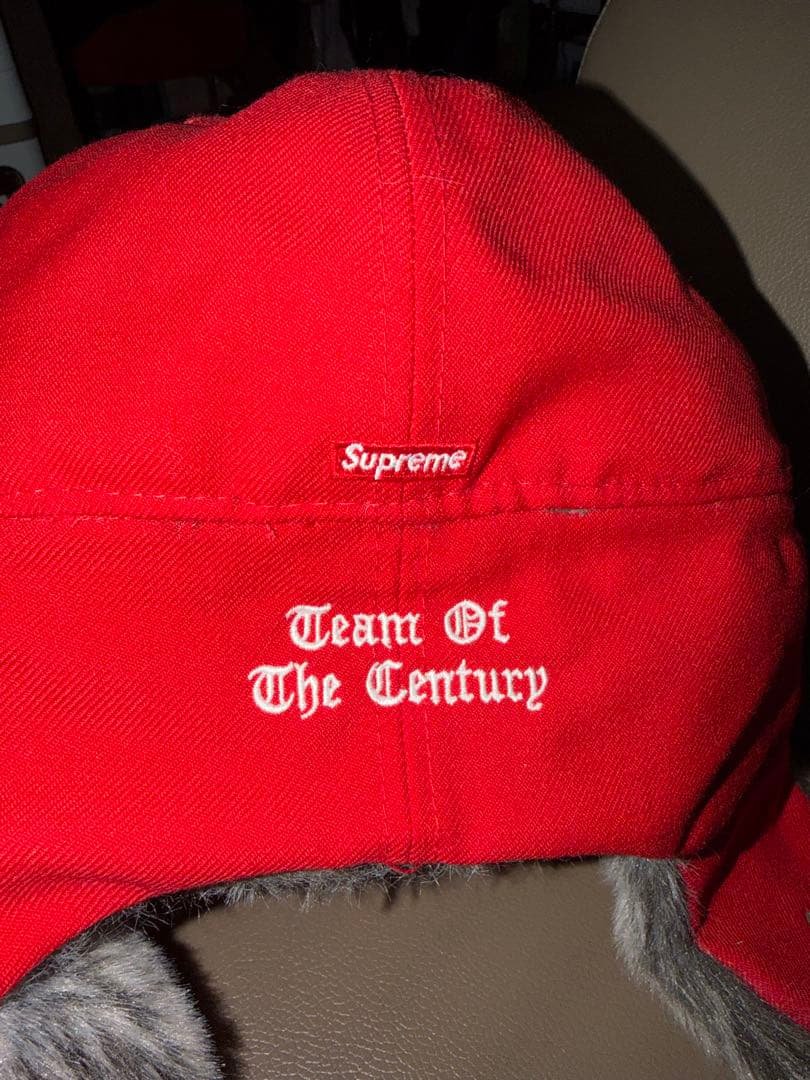 【未使用】Supreme レッド ベースボールキャップ 7 1/2