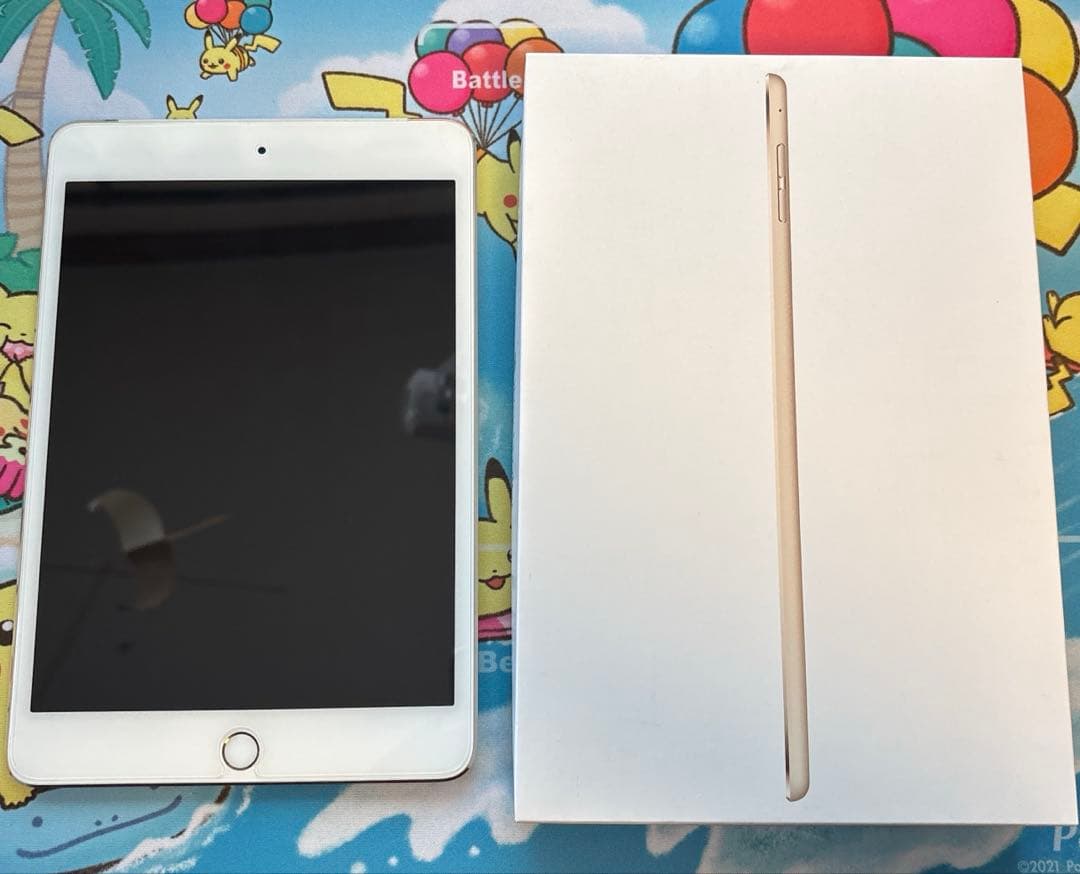 【美品】Apple iPad mini 4 ゴールド 16GB cellular