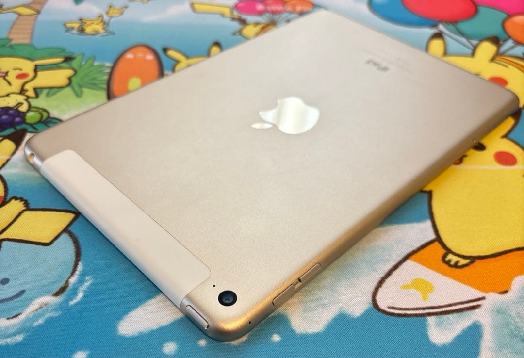 【美品】Apple iPad mini 4 ゴールド 16GB cellular