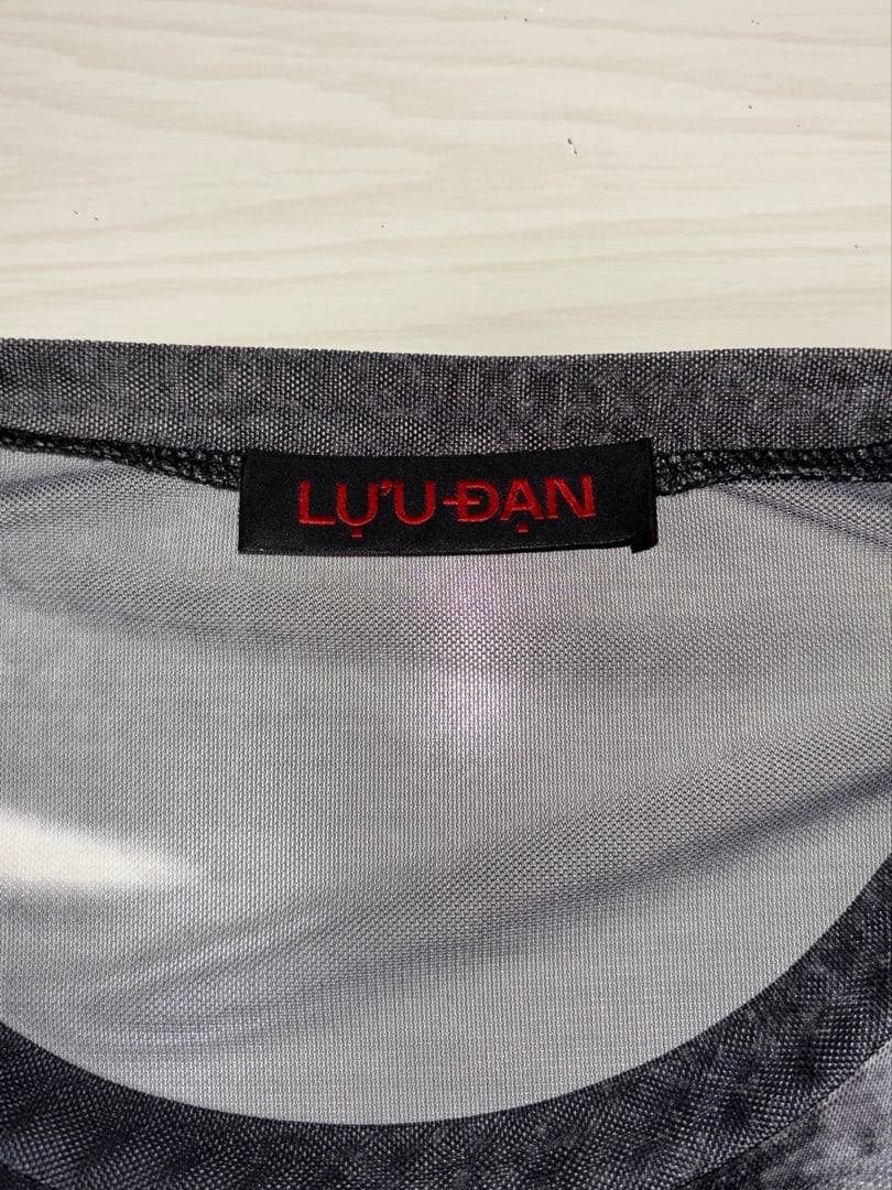 LU'U DAN Mesh Long Sleeve ルーダン シースルートップス