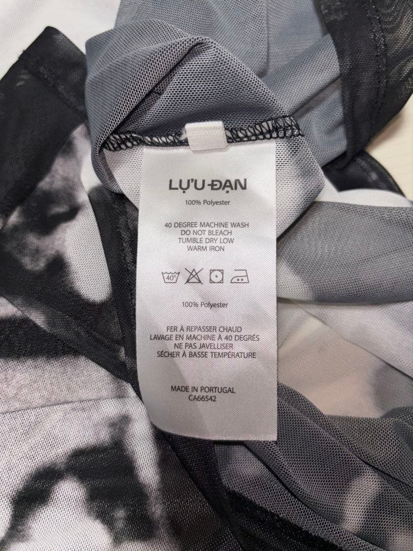 LU'U DAN Mesh Long Sleeve ルーダン シースルートップス