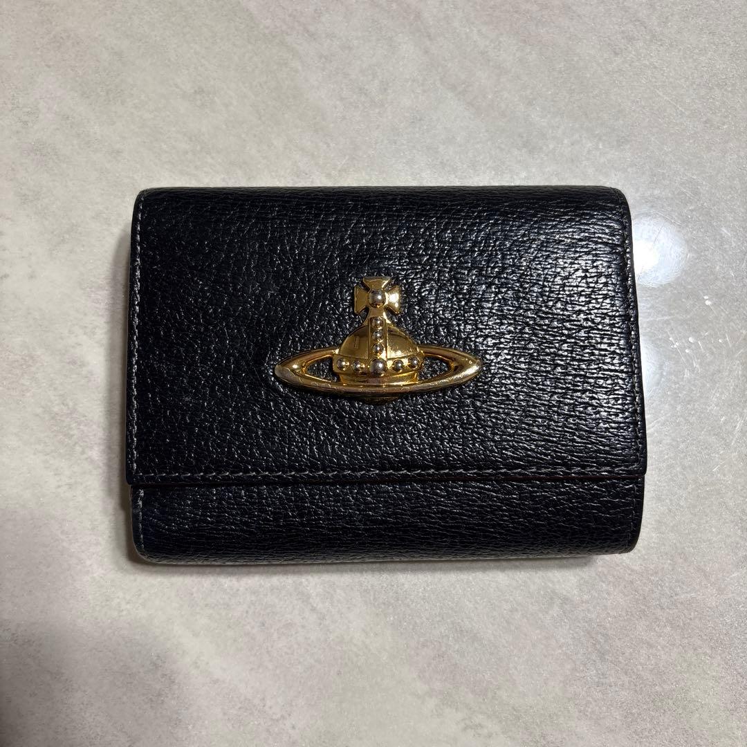 Vivienne Westwood 三つ折り財布 ブラック