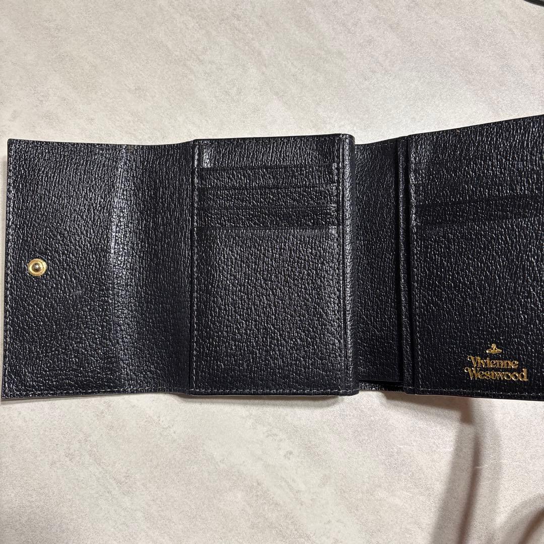 Vivienne Westwood 三つ折り財布 ブラック