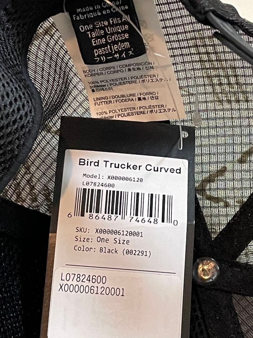 【新品未使用】アークテリクス　Bird Trucker Curved