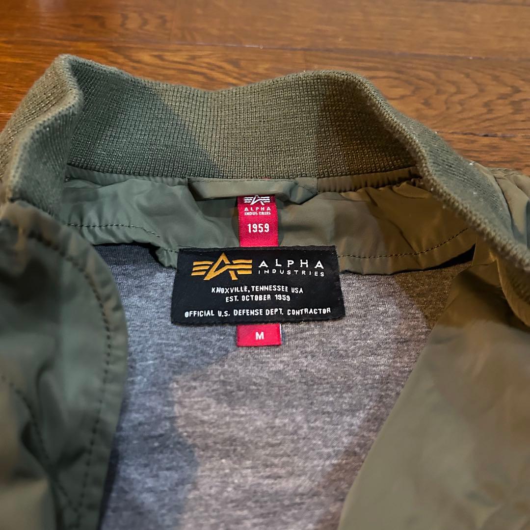 Alpha Industries MA-1 フライトジャケット M オリーブ