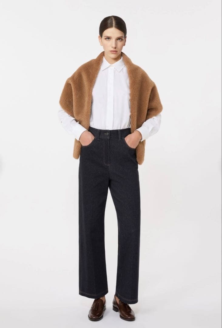 【今季新作・新品未使用】MAX MARA テディベア ストール