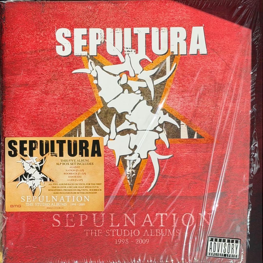 美品レコード盤 SEPULTURA SEPULNATION 1998-2009