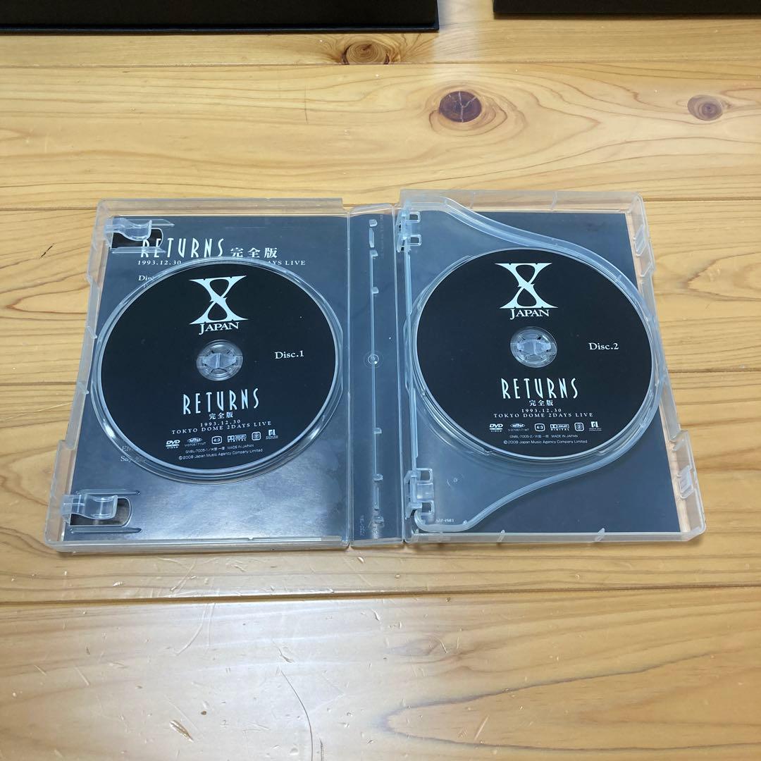 X JAPAN RETURNS 完全版 初回限定生産 DVD-BOX 7枚組