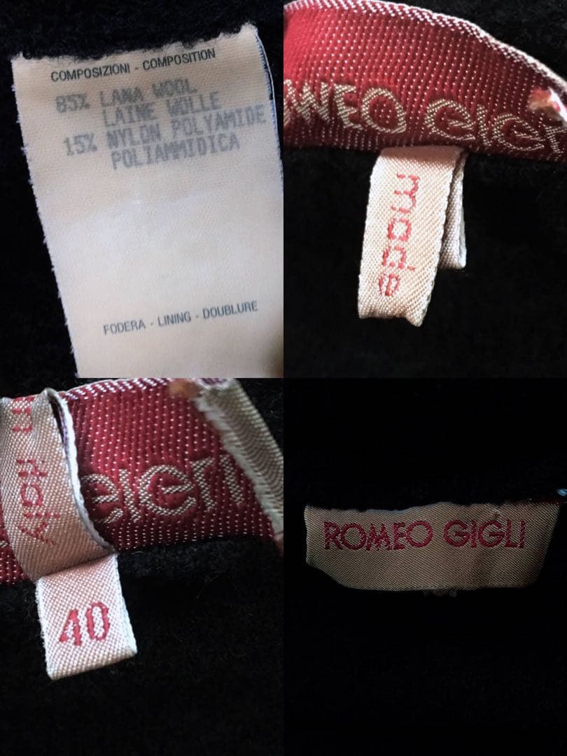 ジャケット・アウター 90s Vintage ROMEO GIGLI 2WAY CAPE COAT