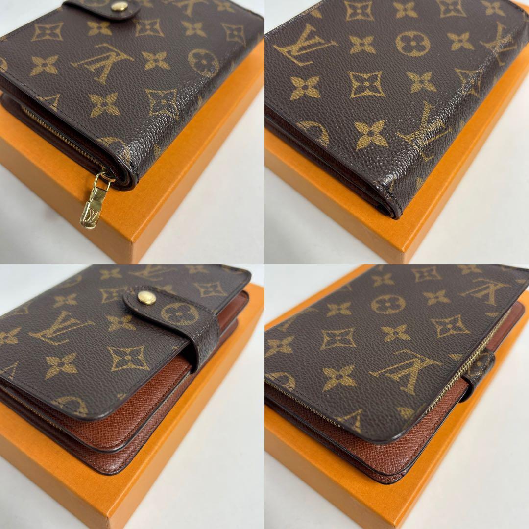 ✅【美品】メンテ済み　ルイヴィトン　モノグラム　ポルトパピエ　二つ折り財布