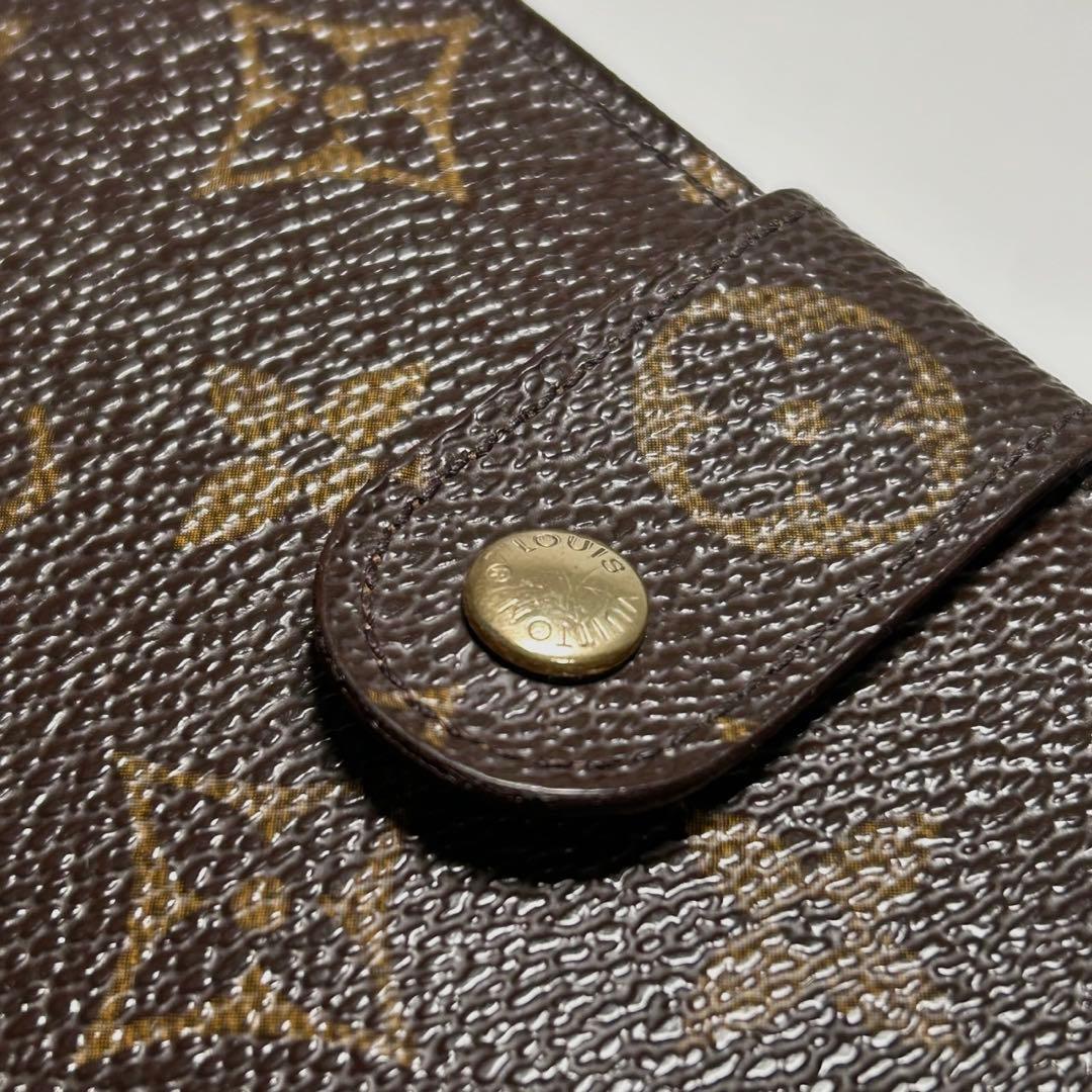 ✅【美品】メンテ済み　ルイヴィトン　モノグラム　ポルトパピエ　二つ折り財布