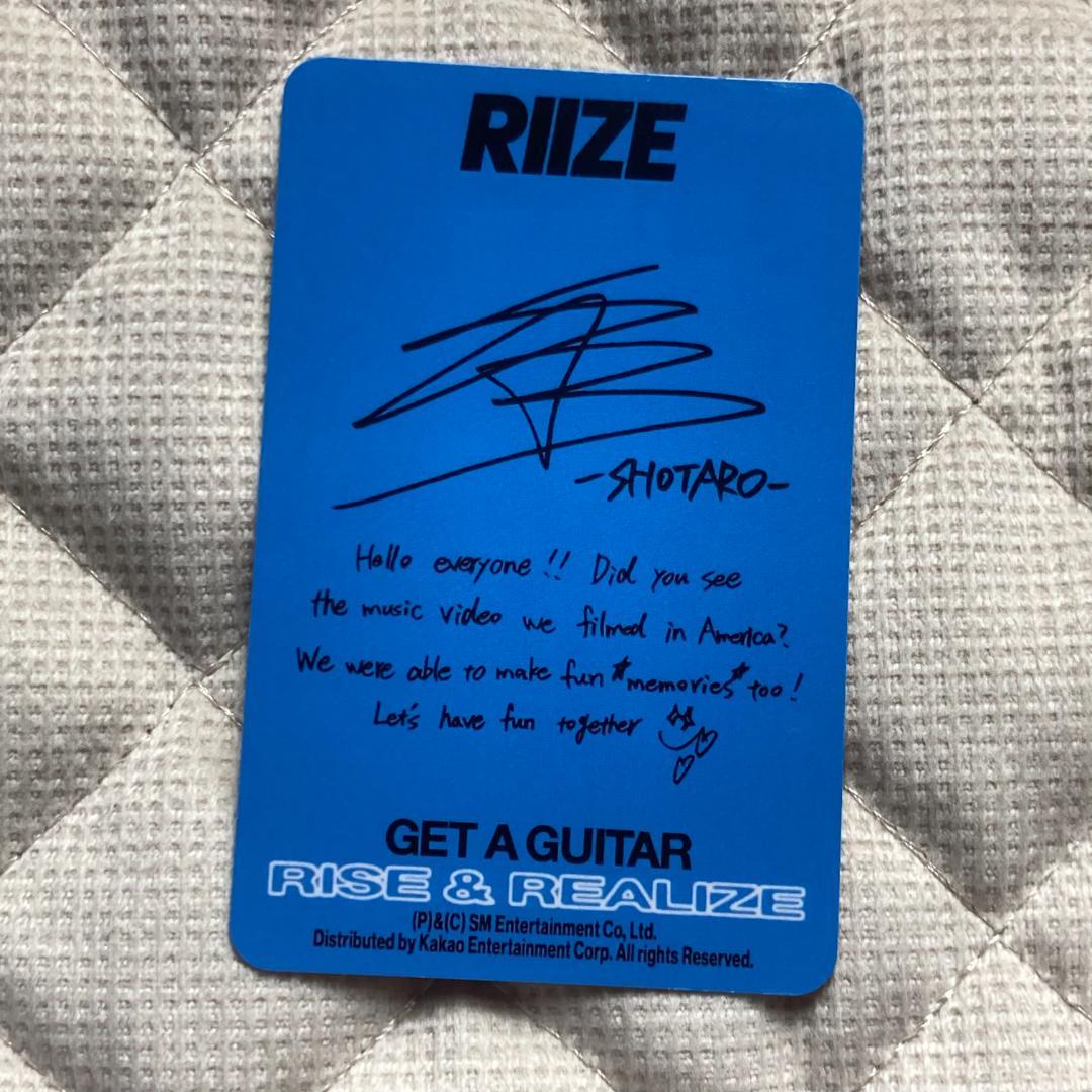 RIIZE US盤 B&N ショウタロウ アメリカ 特典 トレカ