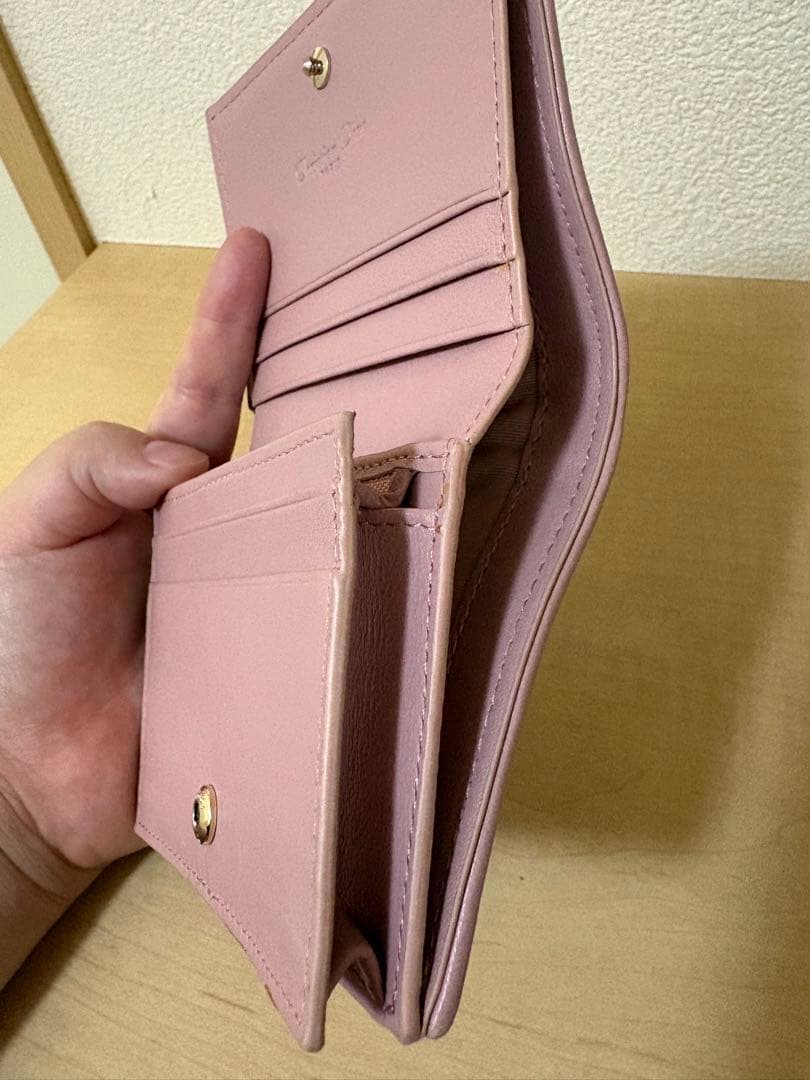 Lady Dior Gardenia ピンク 二つ折り ミニ 財布