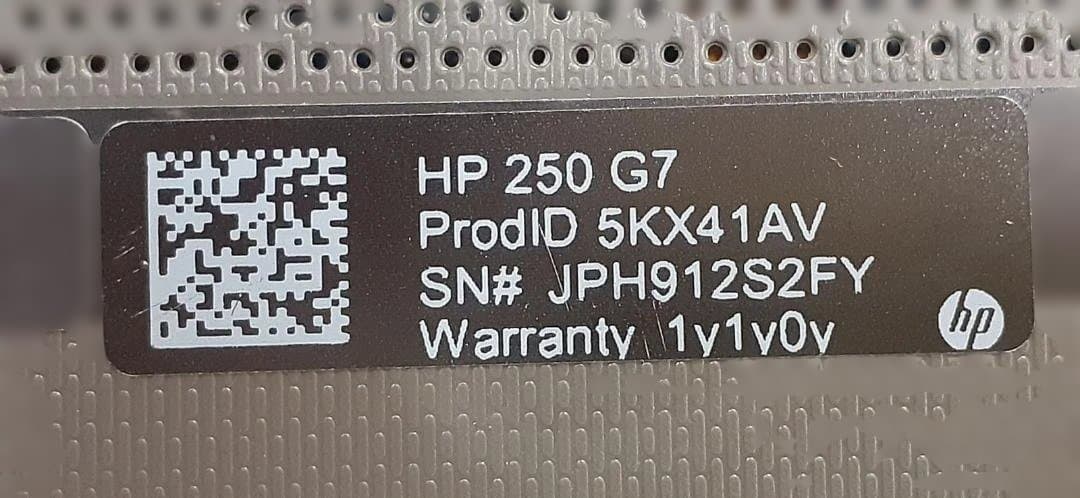 80L0225-08【ジャンク】HP 250 G7 / Core i5