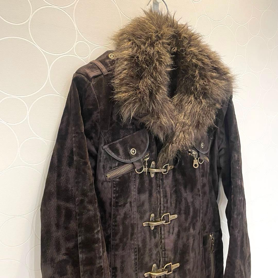 【美品】In The Atticトグルコート ミリタリー ファー付き L