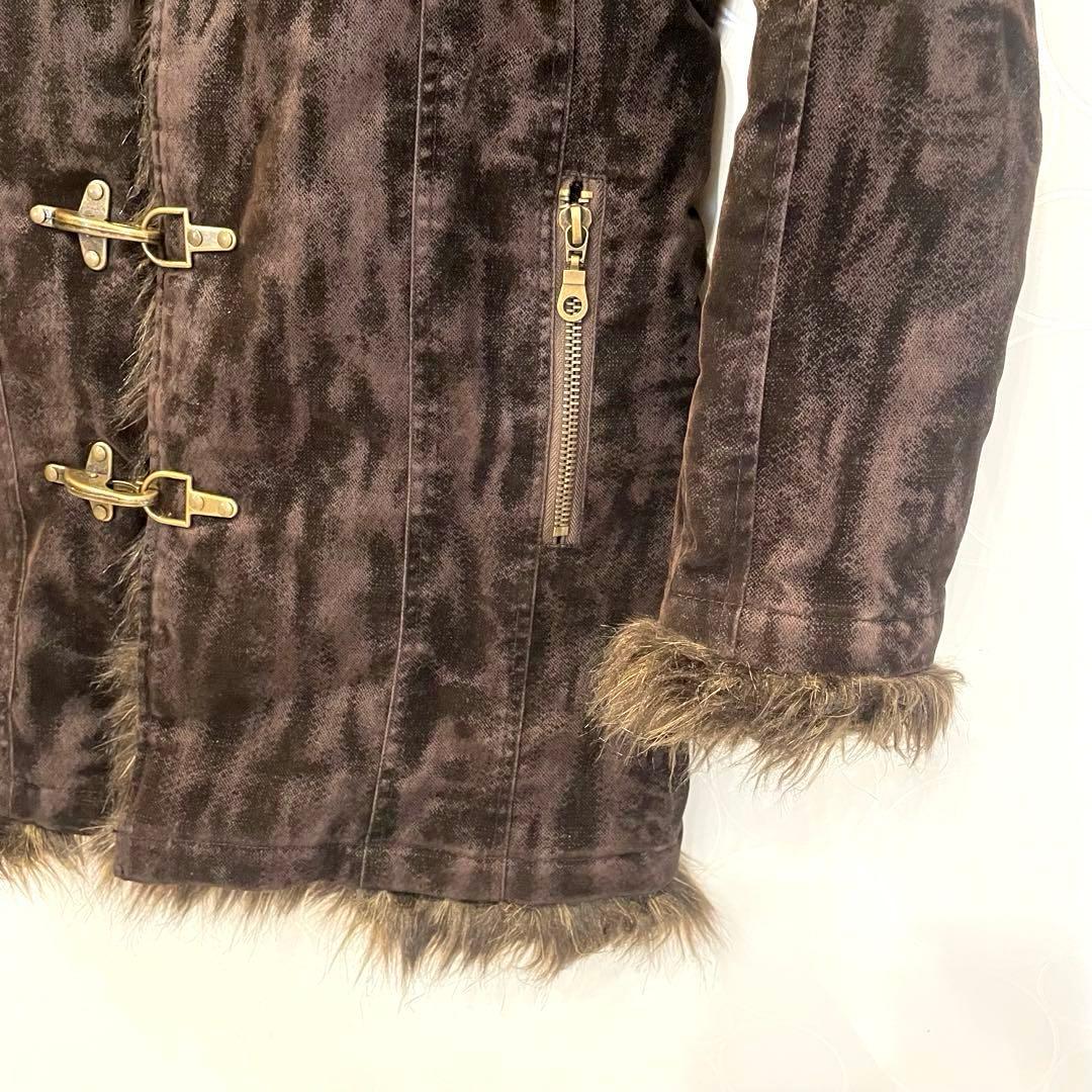 【美品】In The Atticトグルコート ミリタリー ファー付き L