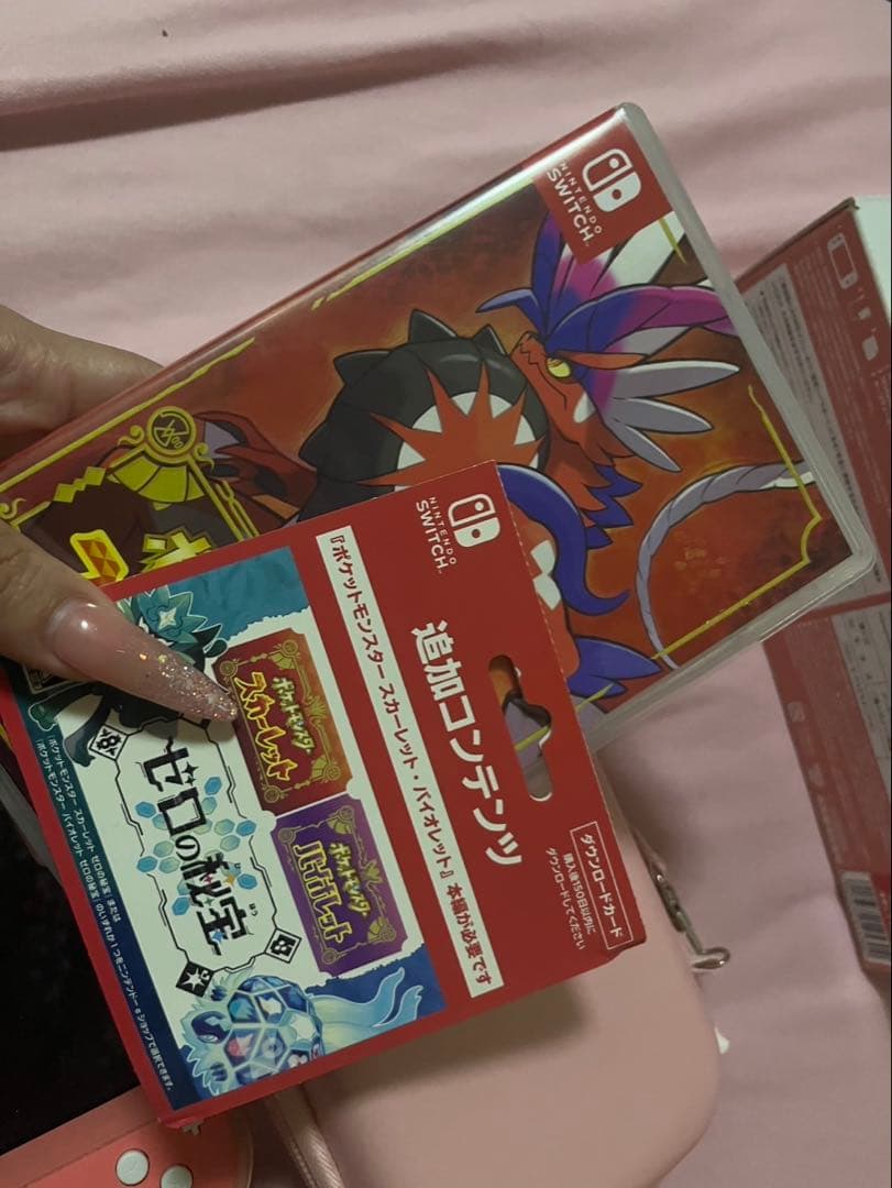 Nintendo Switch Lite ピンク 本体とゲームソフト付き