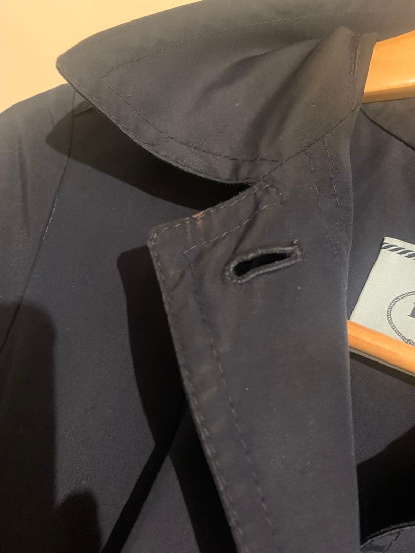 PRADA プラダ　ネイビー スプリングコート ベルト付き