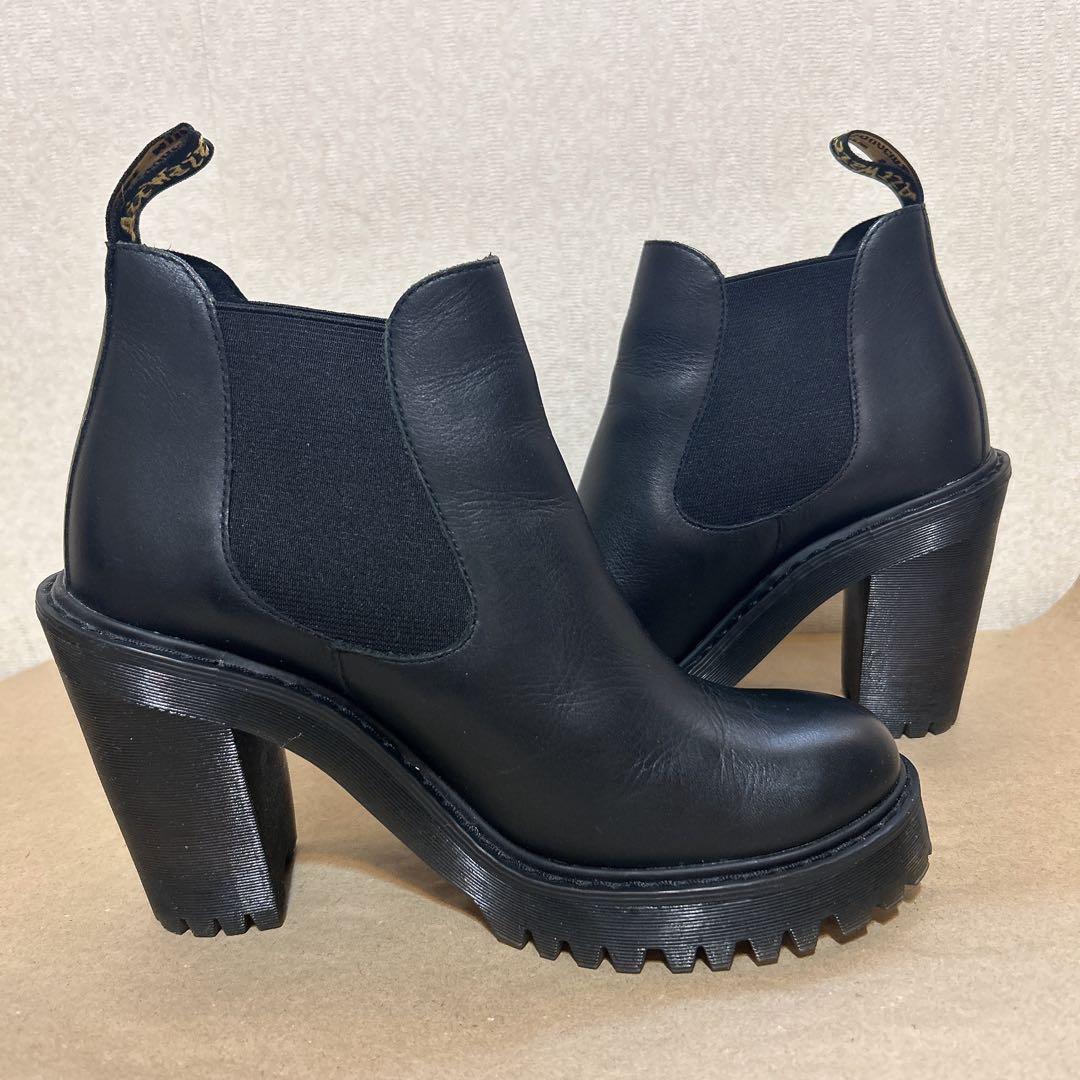 専用Dr.Martens　HURSTON　サイドゴアブーツ　ブラック　UK5