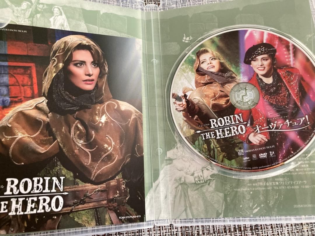 DVD】宝塚歌劇雪組『ROBIN THE HERO/オーヴァチュア!』朝美絢さん