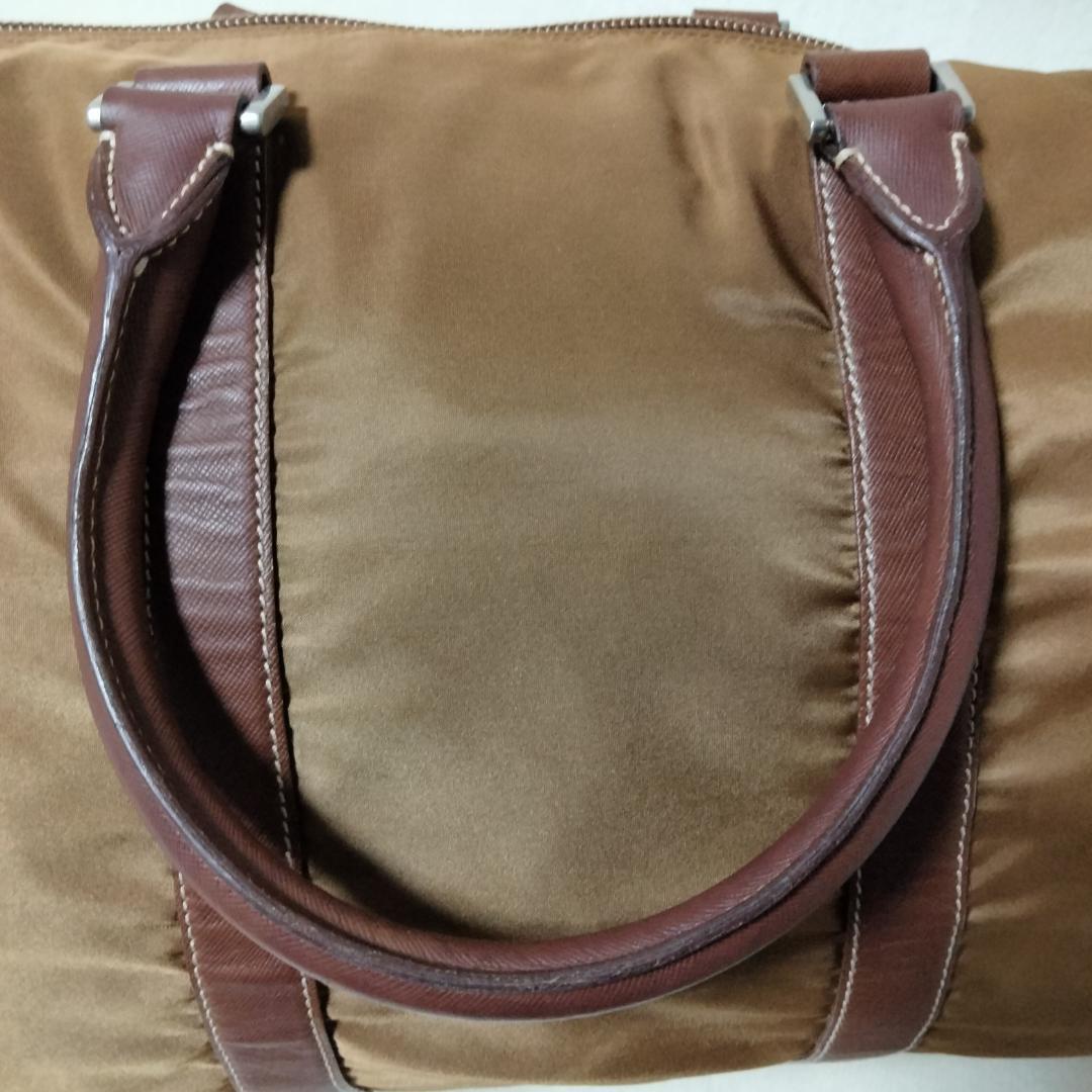 PRADA プラダ ボストンバッグ 2way ショルダー レザー ナイロン