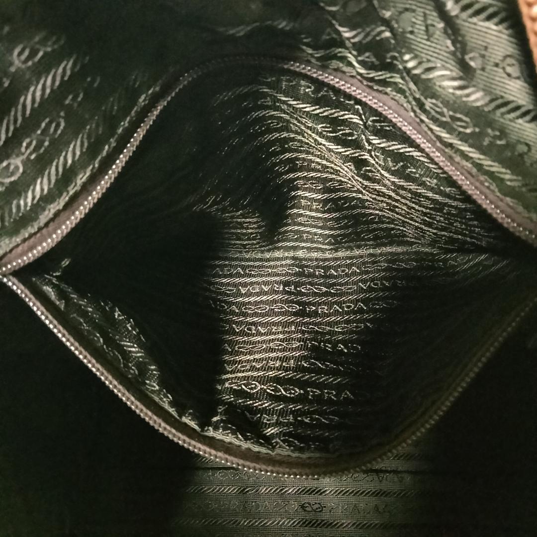 PRADA プラダ ボストンバッグ 2way ショルダー レザー ナイロン