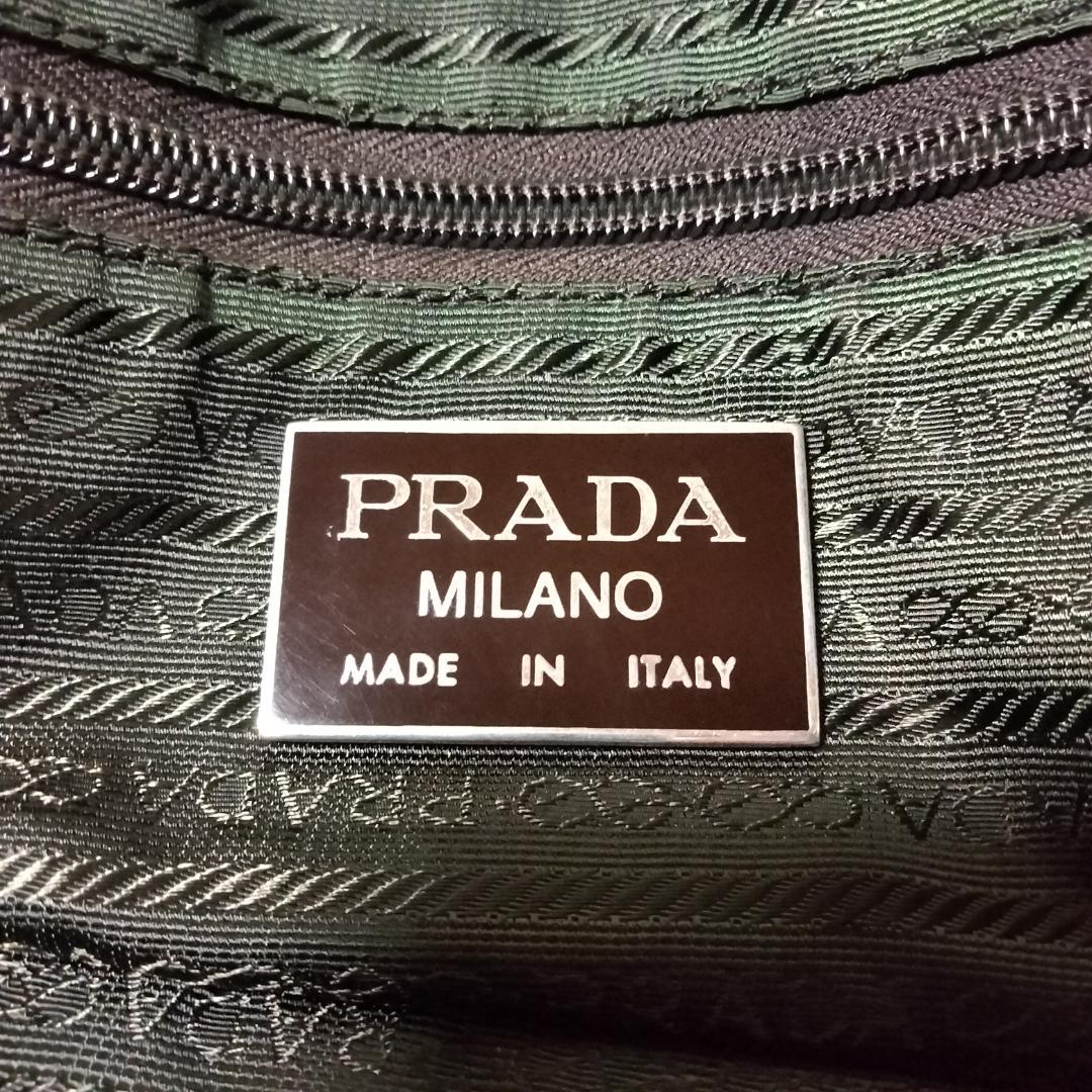 PRADA プラダ ボストンバッグ 2way ショルダー レザー ナイロン