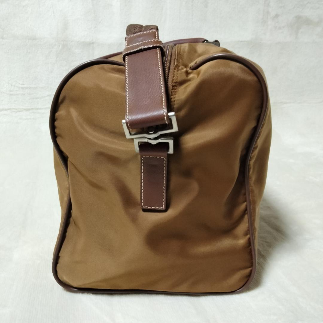 PRADA プラダ ボストンバッグ 2way ショルダー レザー ナイロン