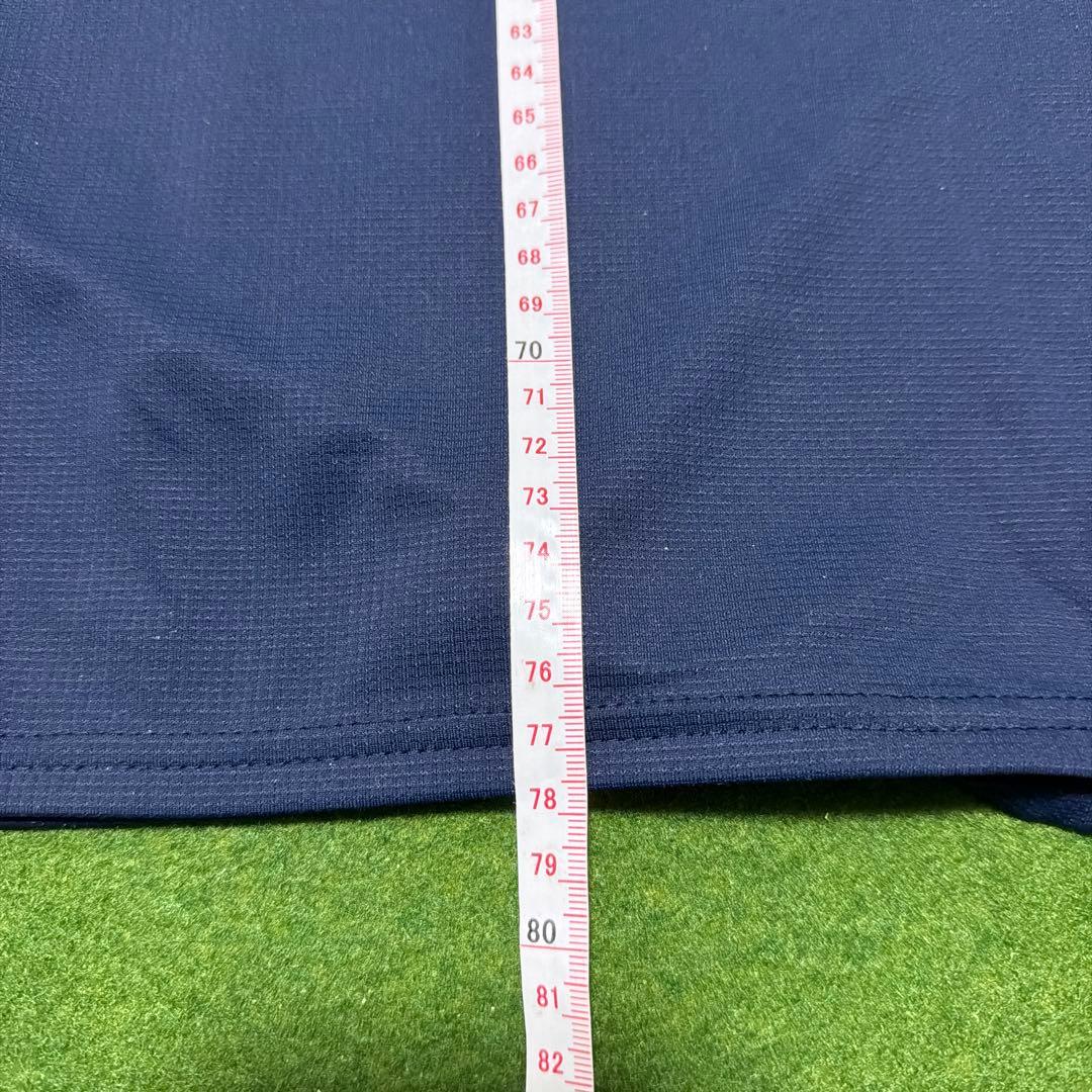 rough & swell XL ネイビー 長袖モックネックシャツ